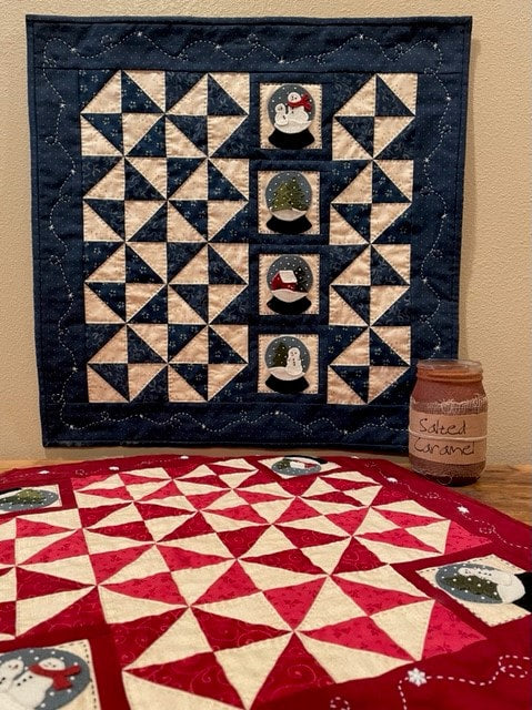 Red Button Quilt Co Snow Globes Pattern